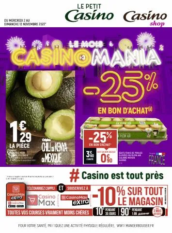 Petit Casino Promotions