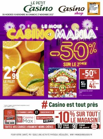 Le mois casino mania 