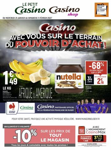 Catalogue Petit Casino | Casino avec vous sur le terrain du pouvoir d'achat | 23/01/2023 - 05/02/2023