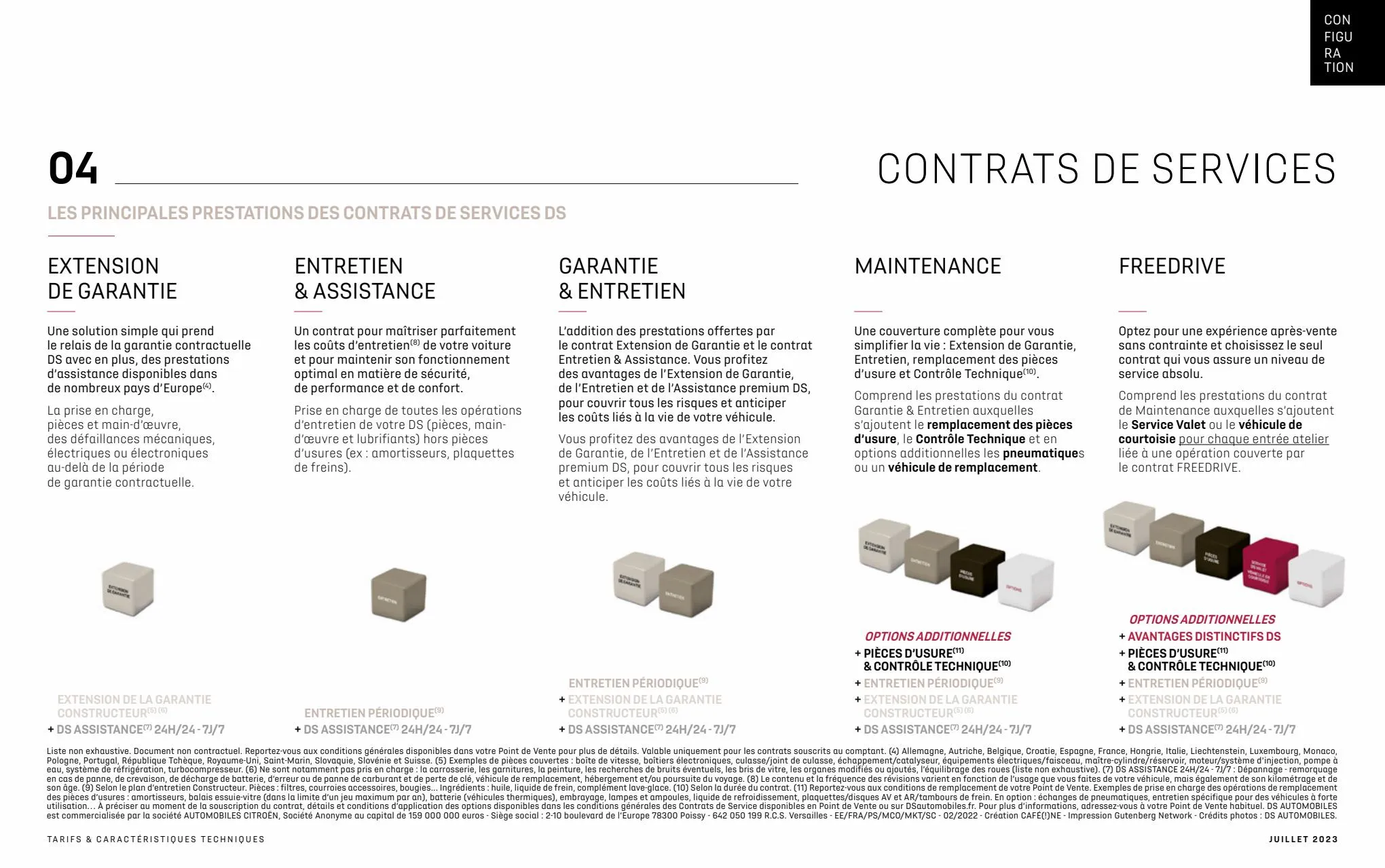 Catalogue Caracteristiques-techniques-et-tarifs-DS-3, page 00047