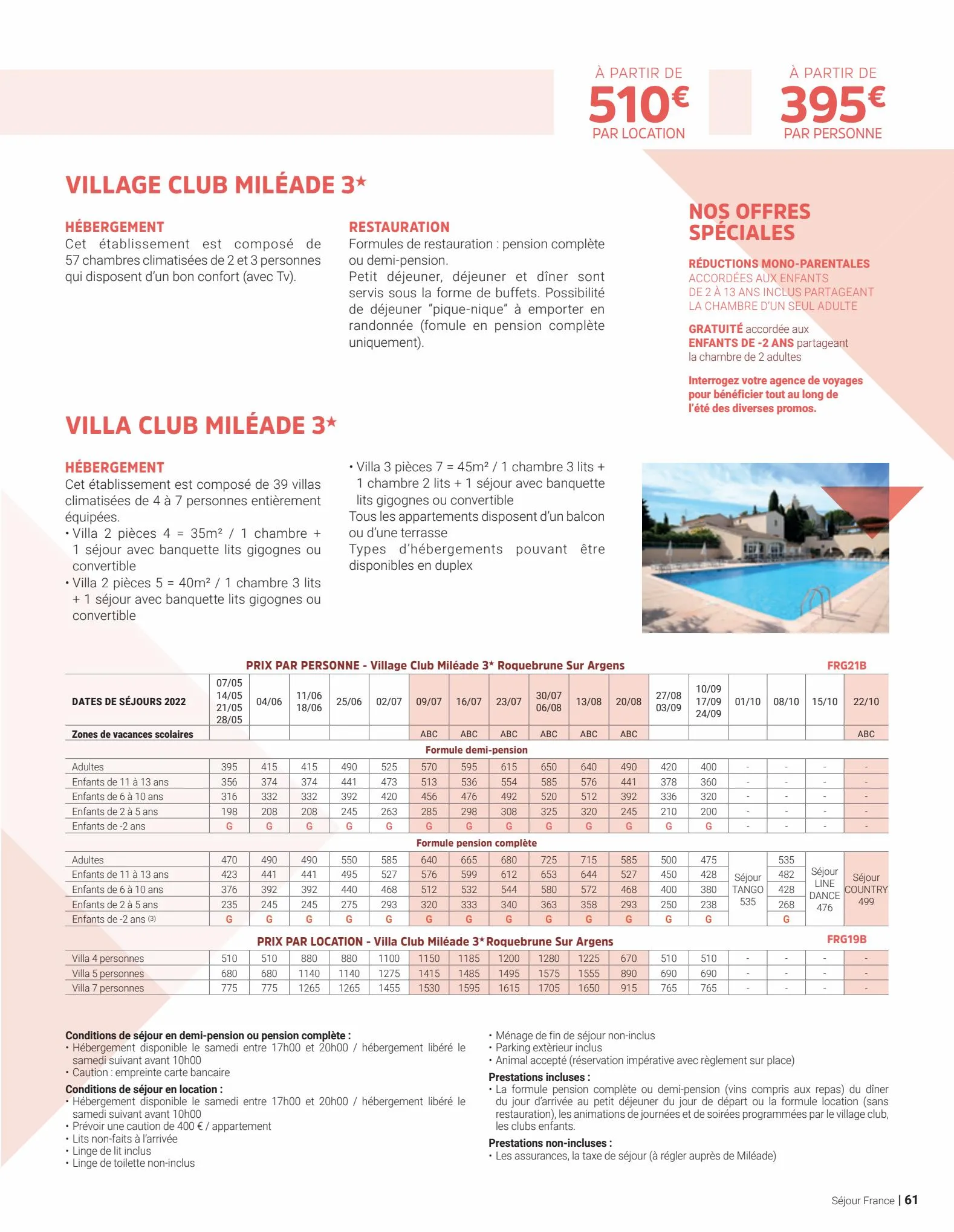 Catalogue Séjours en France 2022, page 00061