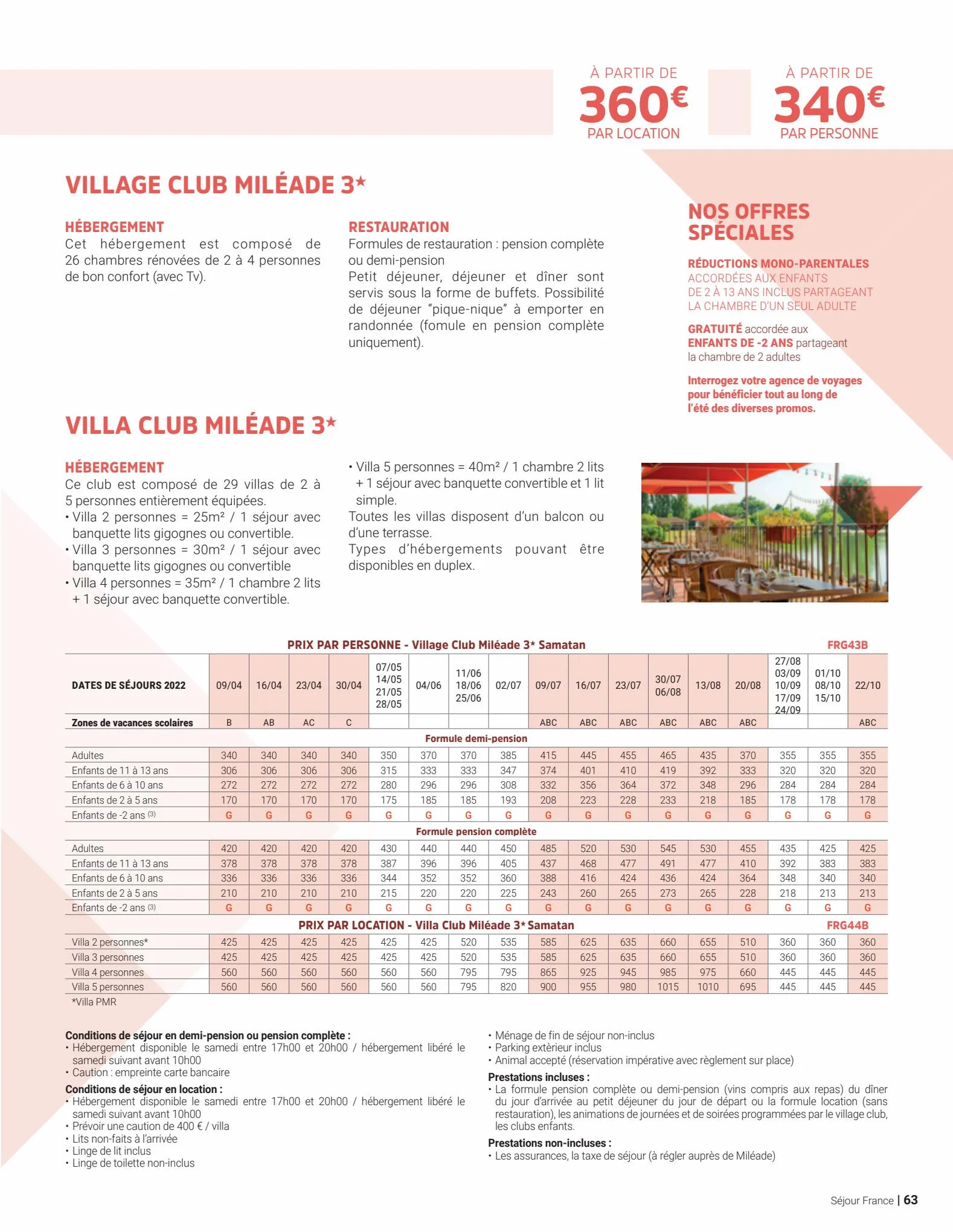 Catalogue Séjours en France 2022, page 00063