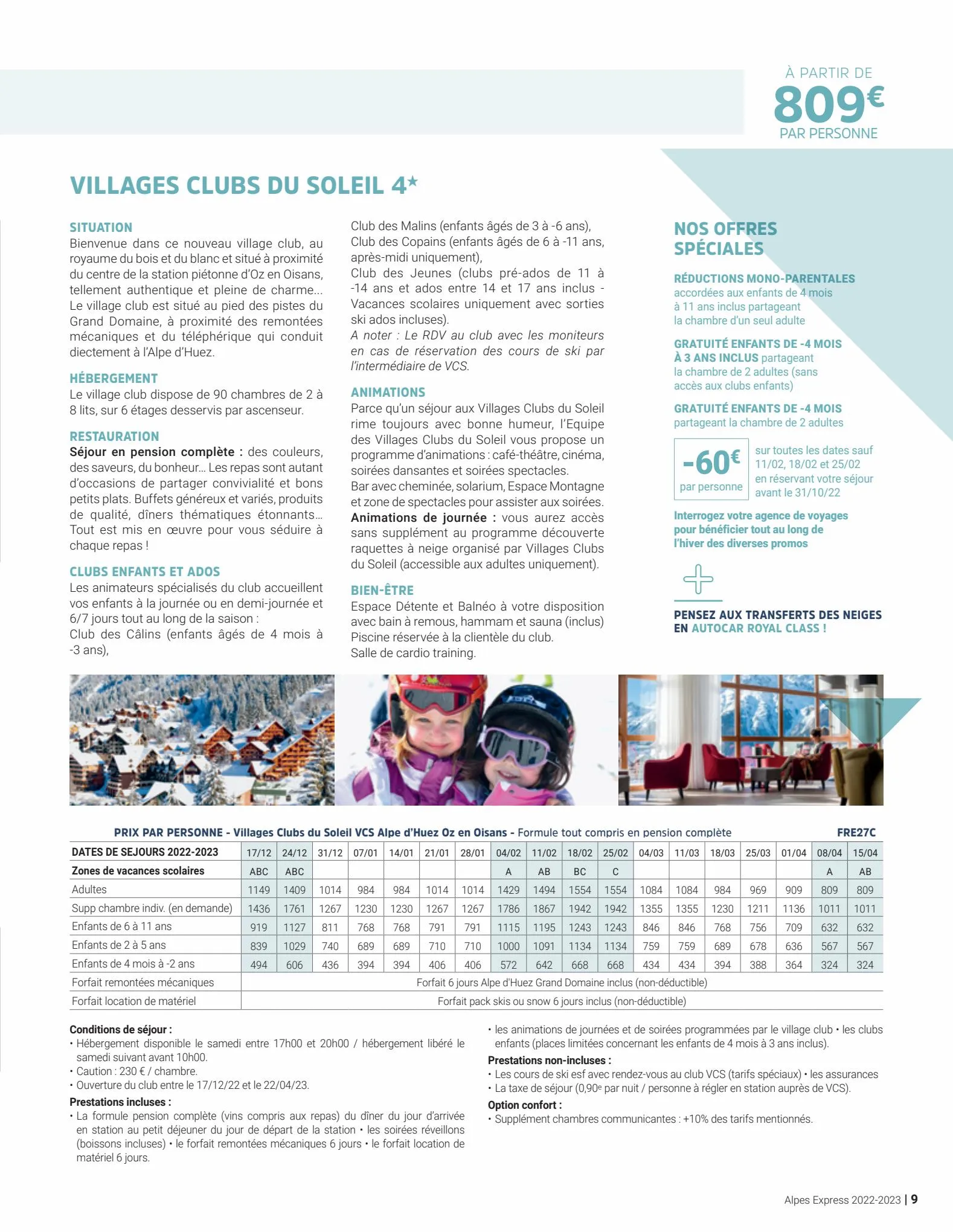 Catalogue Alpes Express - Hiver 2022-2023, page 00009