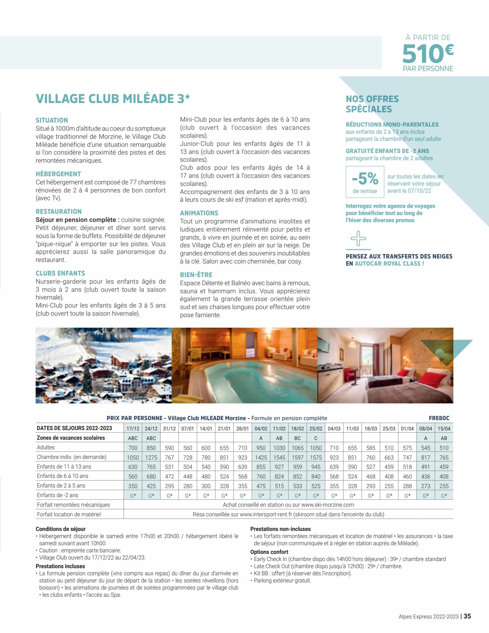 Catalogue Alpes Express - Hiver 2022-2023, page 00035