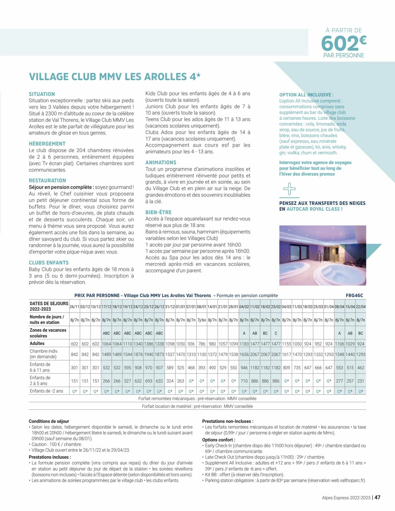 Catalogue Alpes Express - Hiver 2022-2023, page 00047