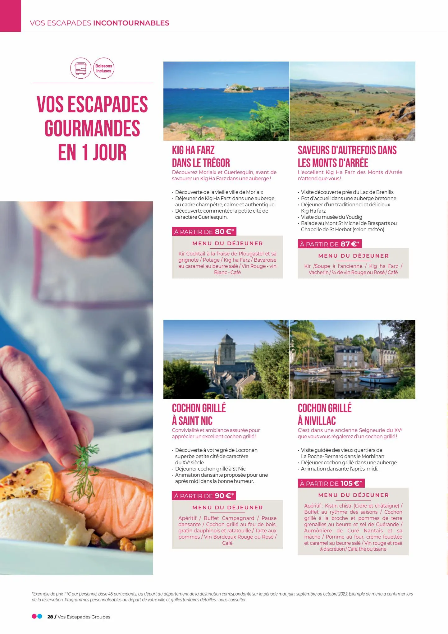 Catalogue Vos Escapades Groupes 2023-2024 (départ du Grand Ouest), page 00028