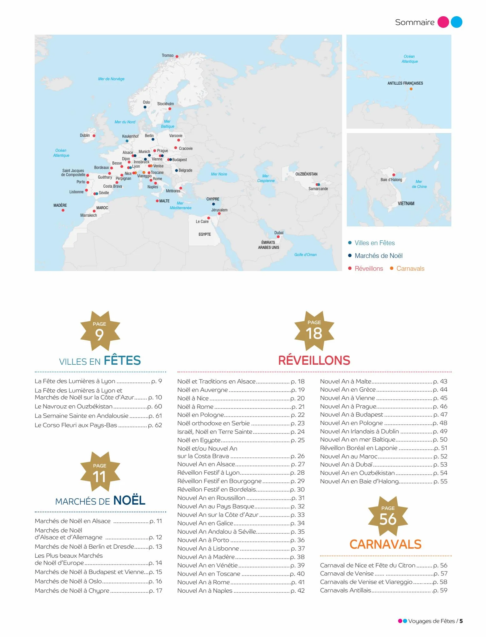 Catalogue Voyages de Fêtes 2023, page 00005
