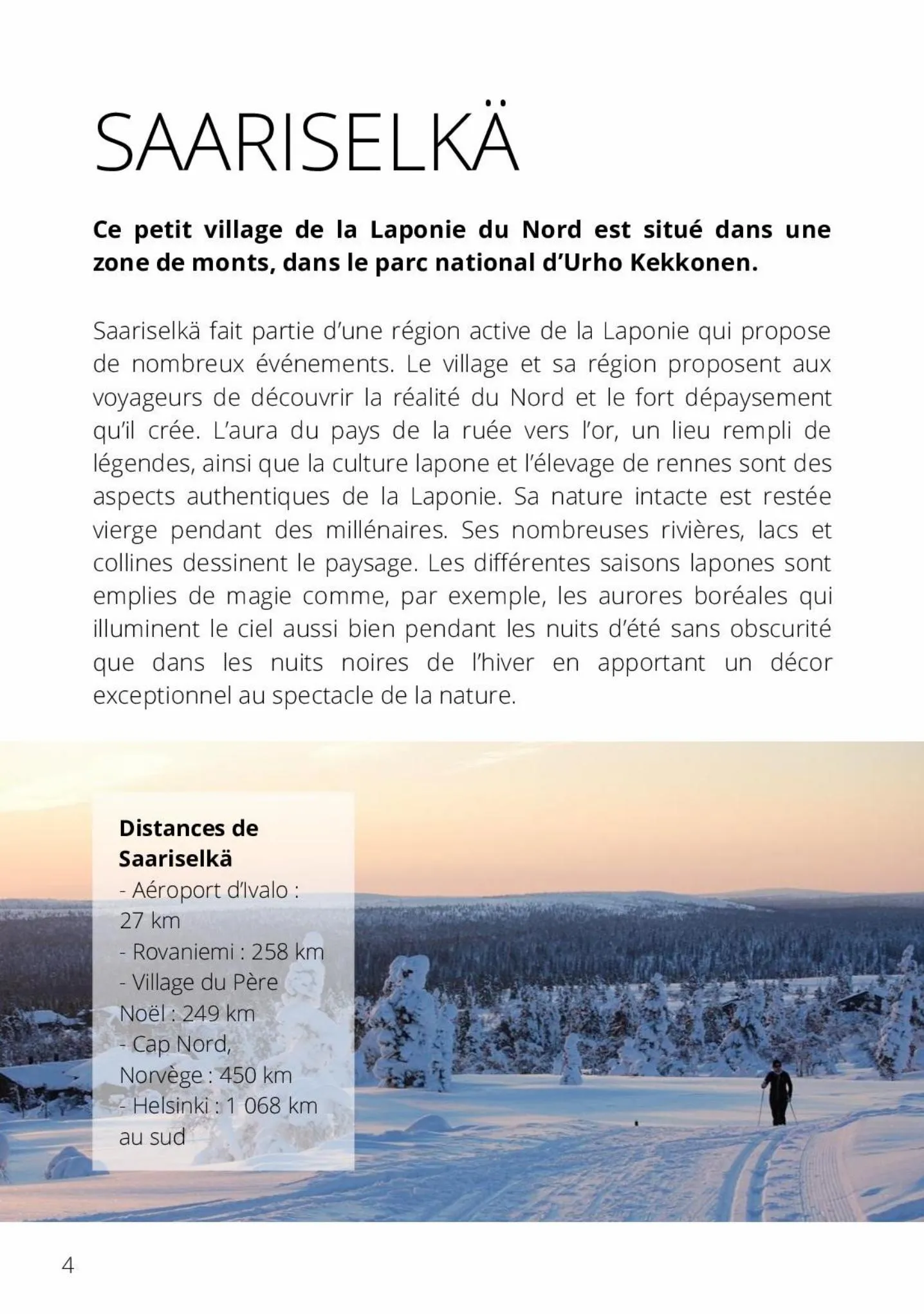 Catalogue Guide touristique Laponie finlandaise, page 00004
