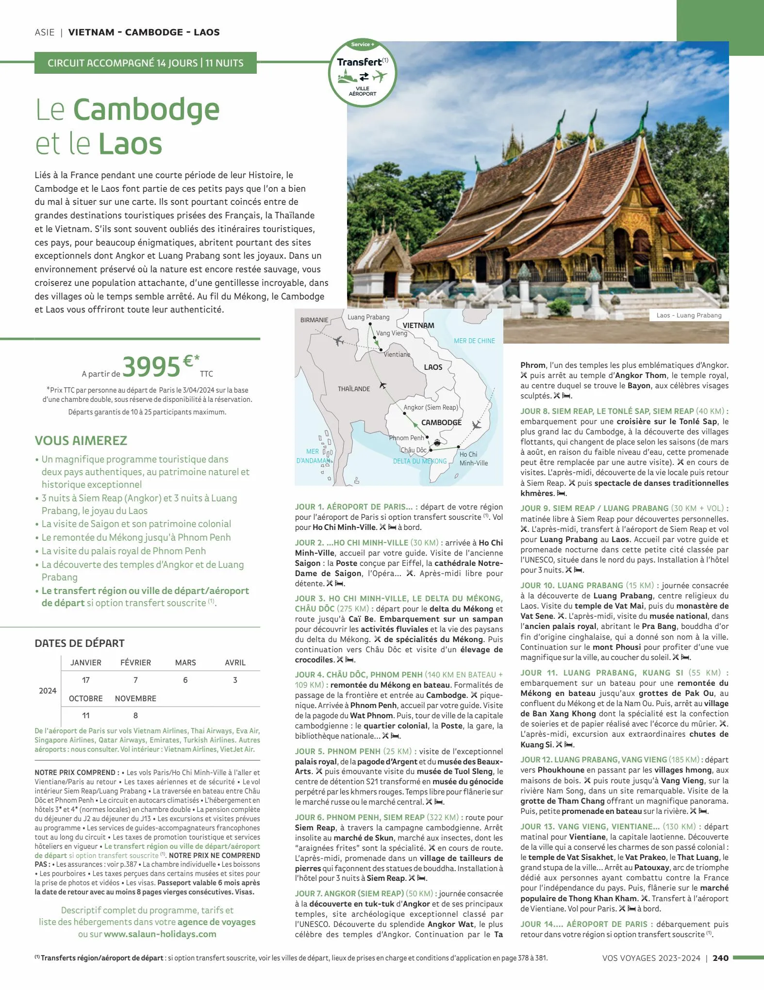 Catalogue Vos voyages 2023-2024, page 00240