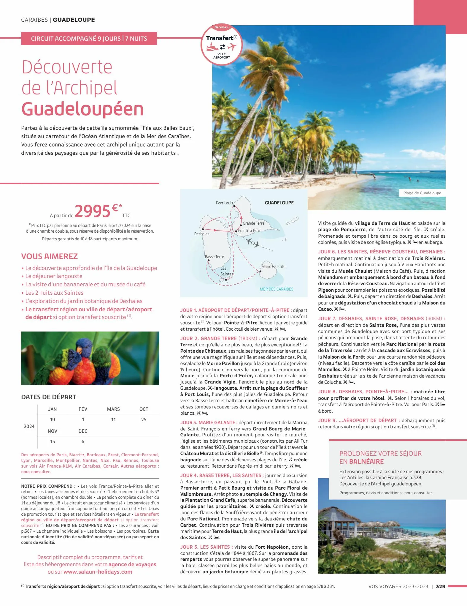 Catalogue Vos voyages 2023-2024, page 00329