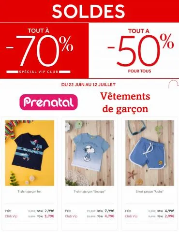 Vêtements de garçon