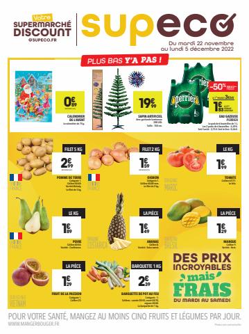 Promos de Discount Alimentaire à Lyon | Le catalogue de la semaine sur Supeco | 22/11/2022 - 05/12/2022
