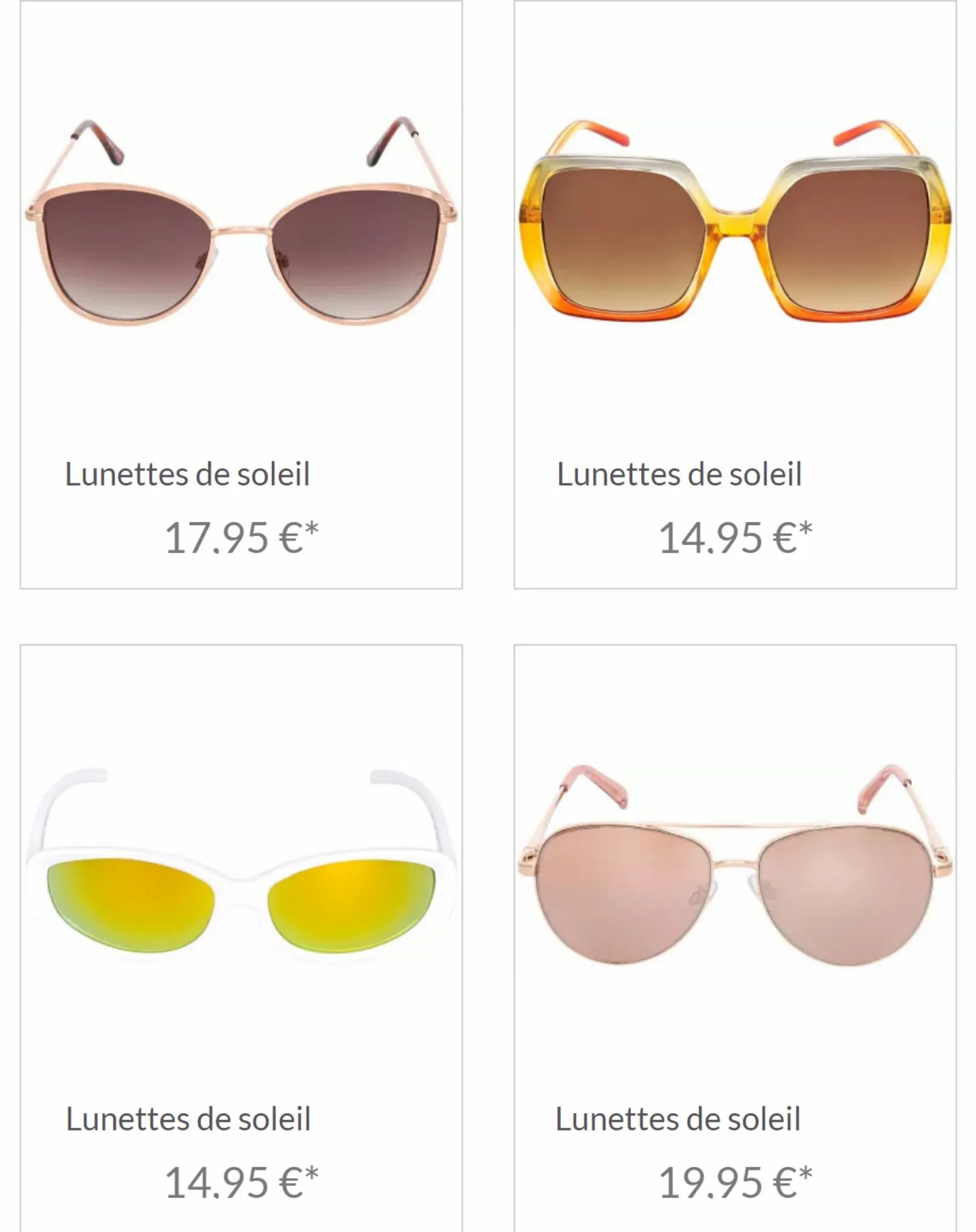 Catalogue Lunettes de soleil, page 00004