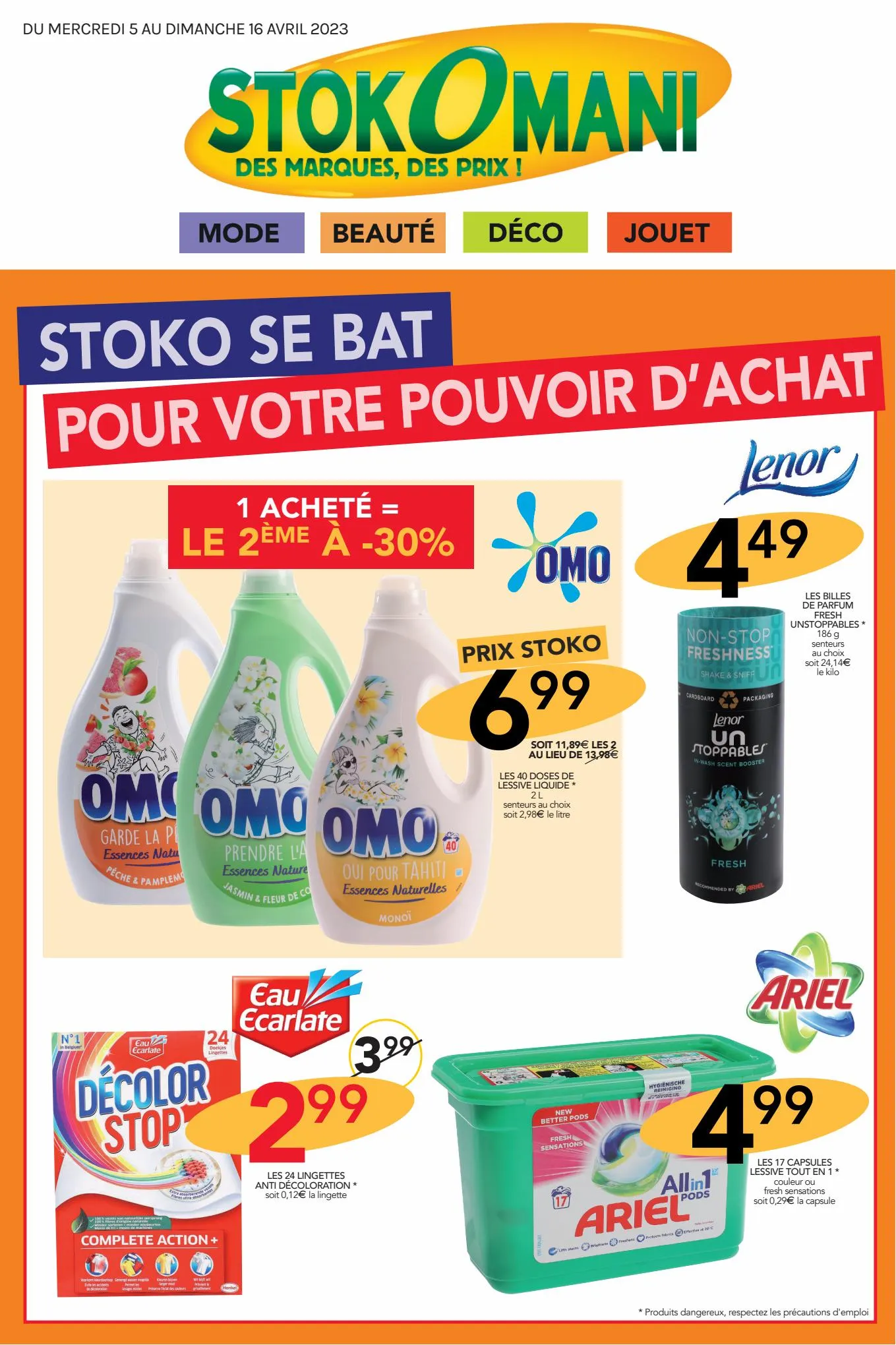 Catalogue Stoko se bat pour votre pouvoir d'achat, page 00001