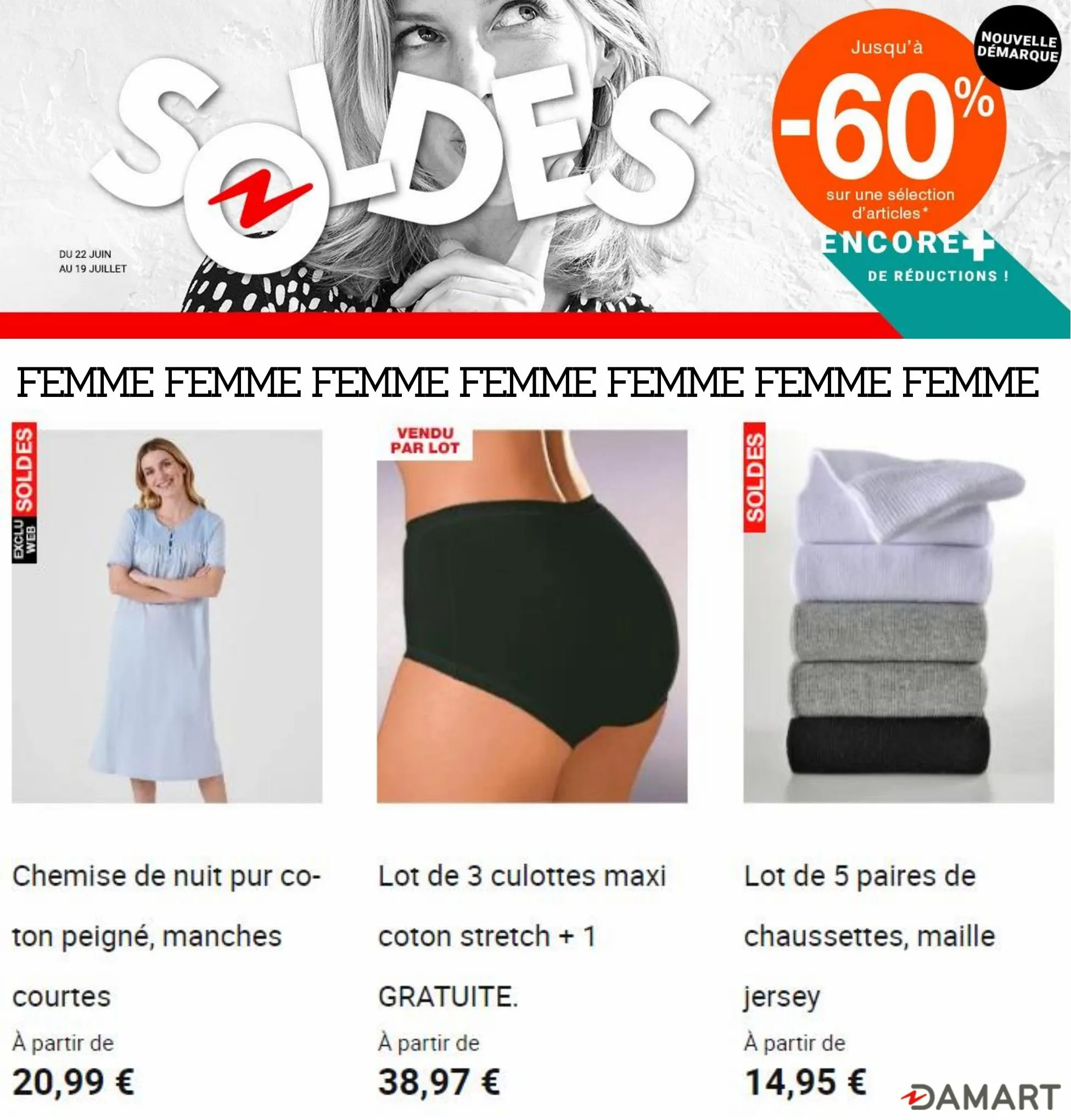Catalogue SOLDES -60% FEMME, page 00001