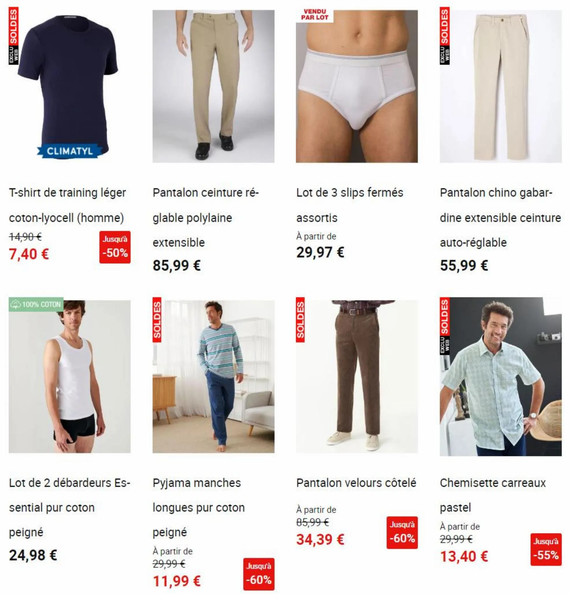 Catalogue SOLDES -60% HOMME, page 00002