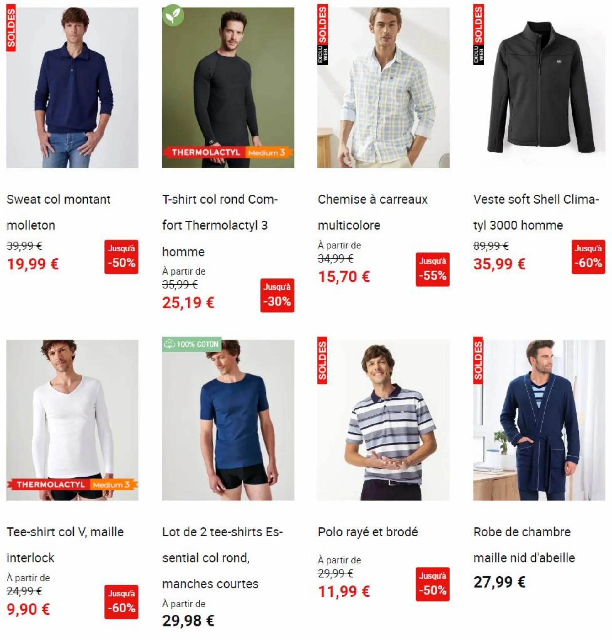 Catalogue SOLDES -60% HOMME, page 00004