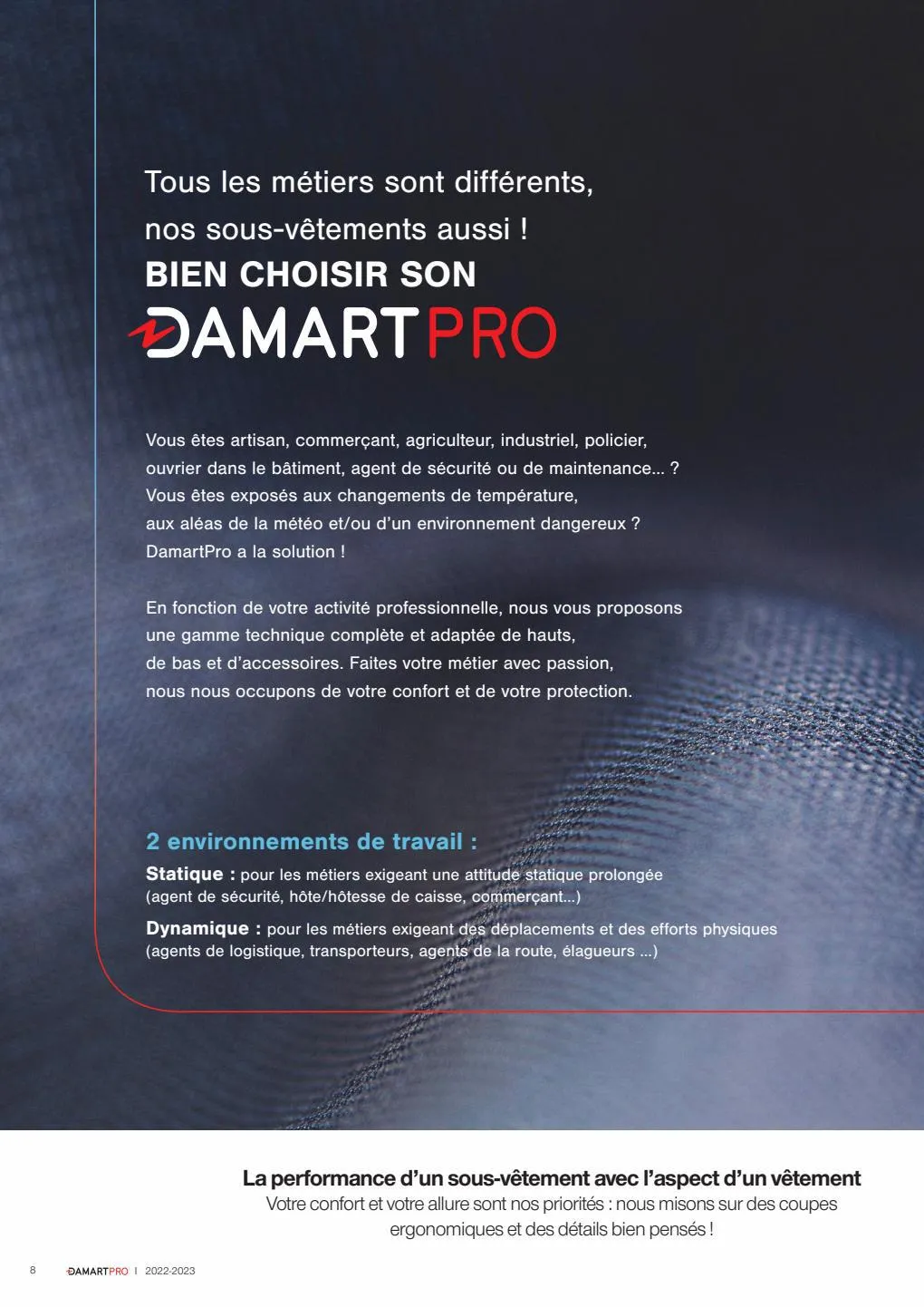 Catalogue Catalogue DamartPro 2022-2023, page 00008