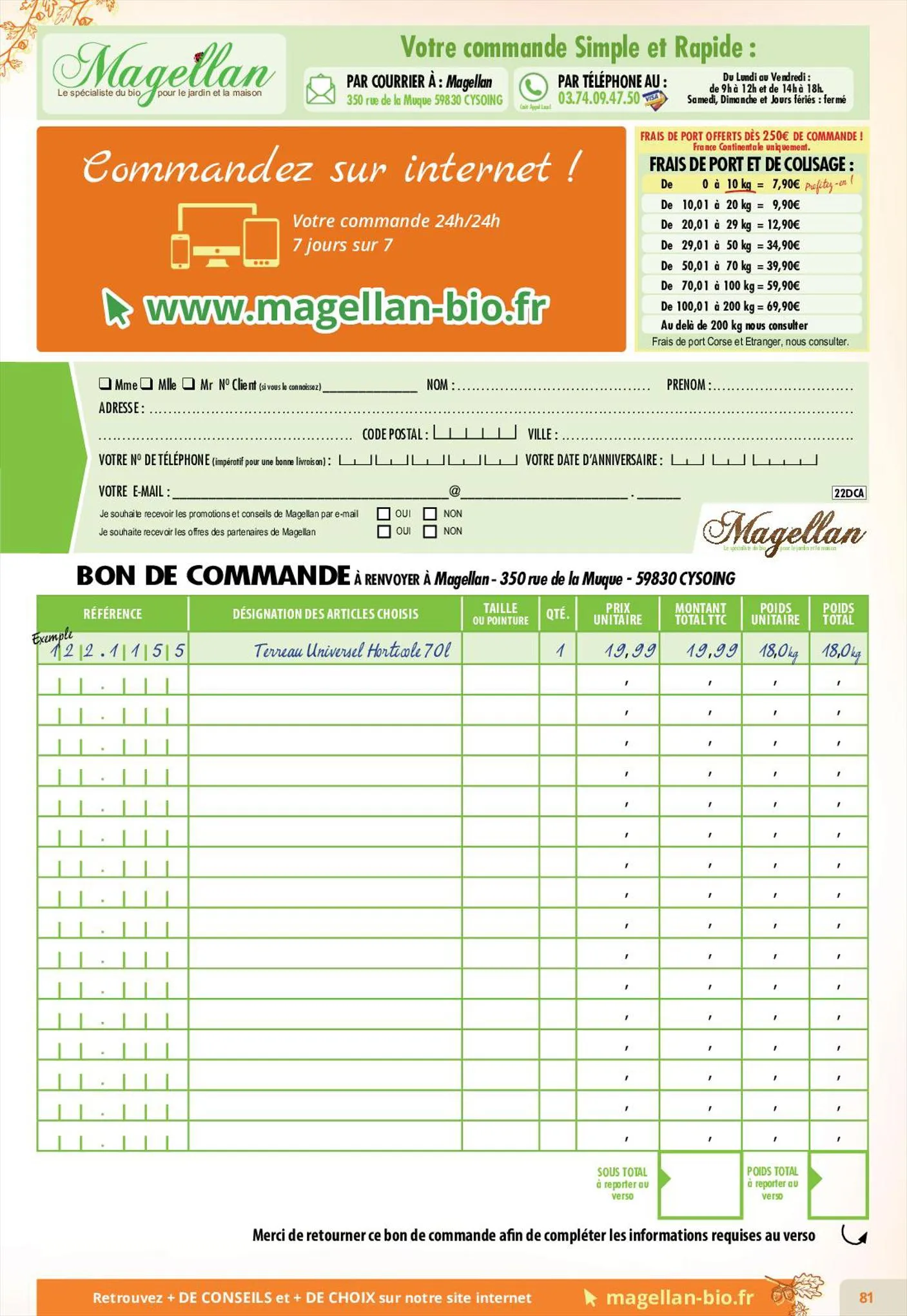 Catalogue Catalogue Magellan, page 00081