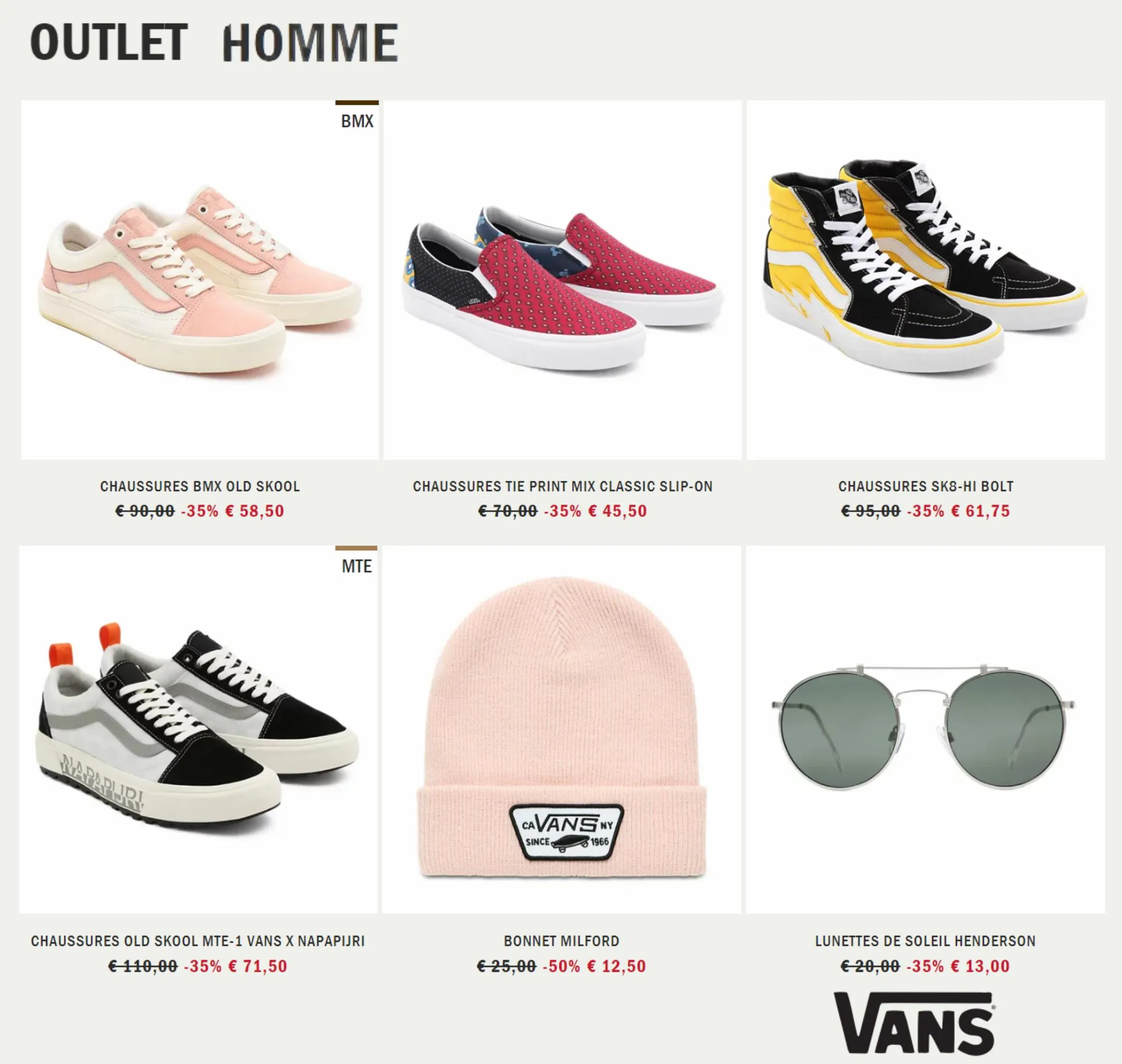 Catalogue Outlet Homme, page 00006