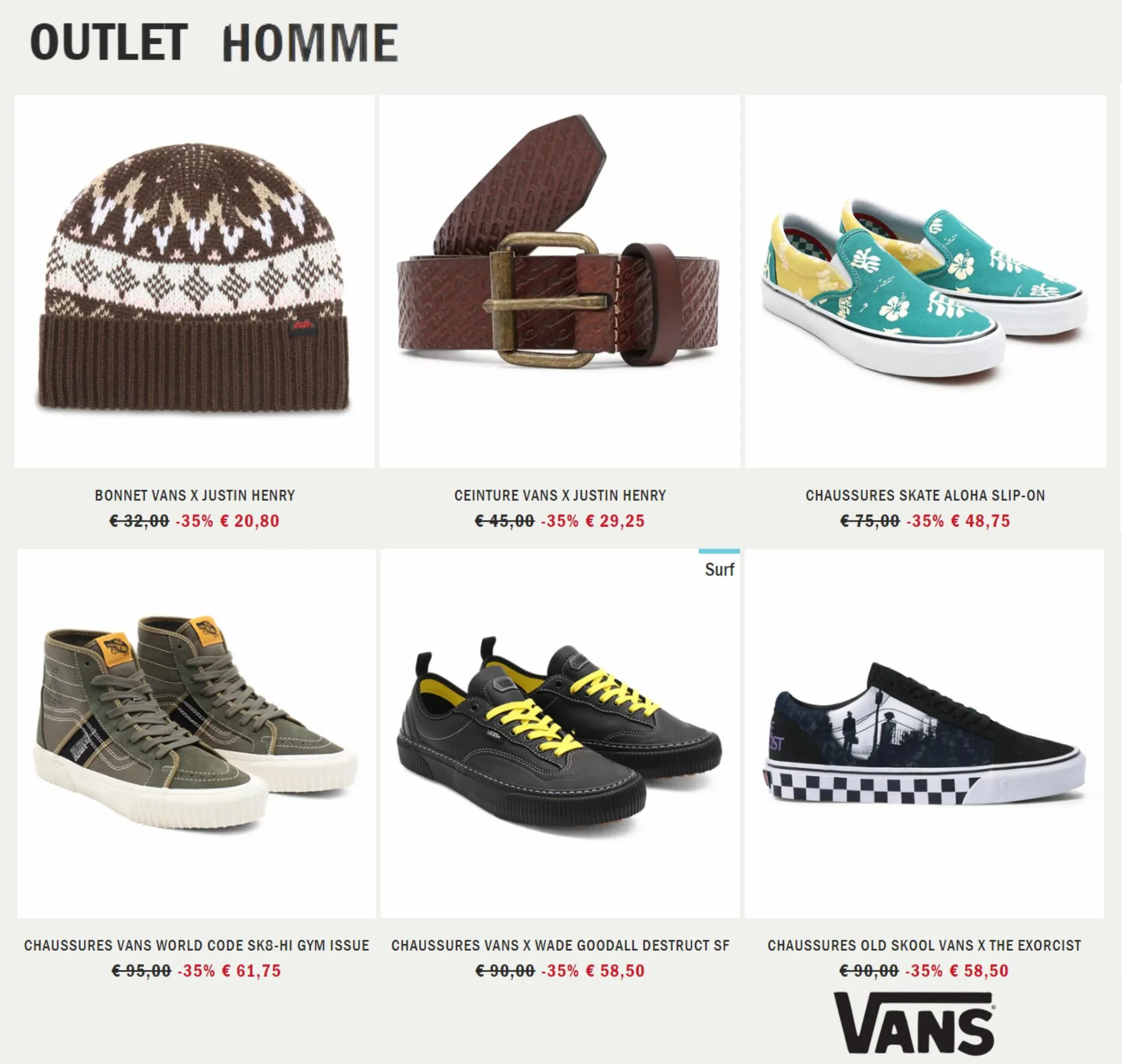 Catalogue Outlet Homme, page 00010