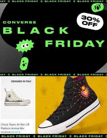 Converse Black Friday 30% Off
