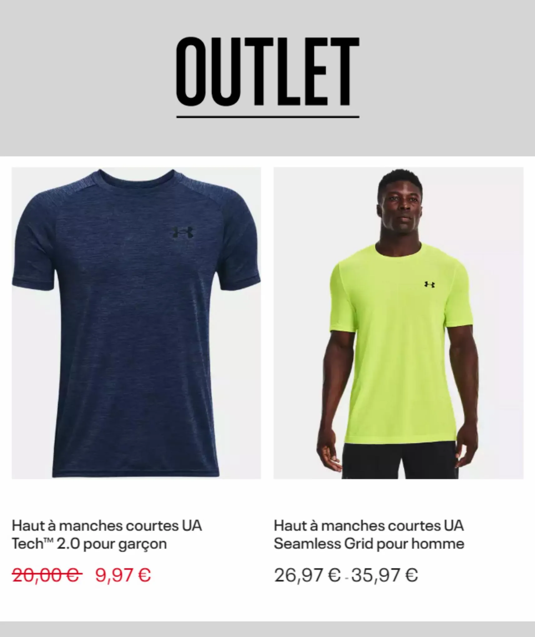 Catalogue Outlet Under Armour, page 00002