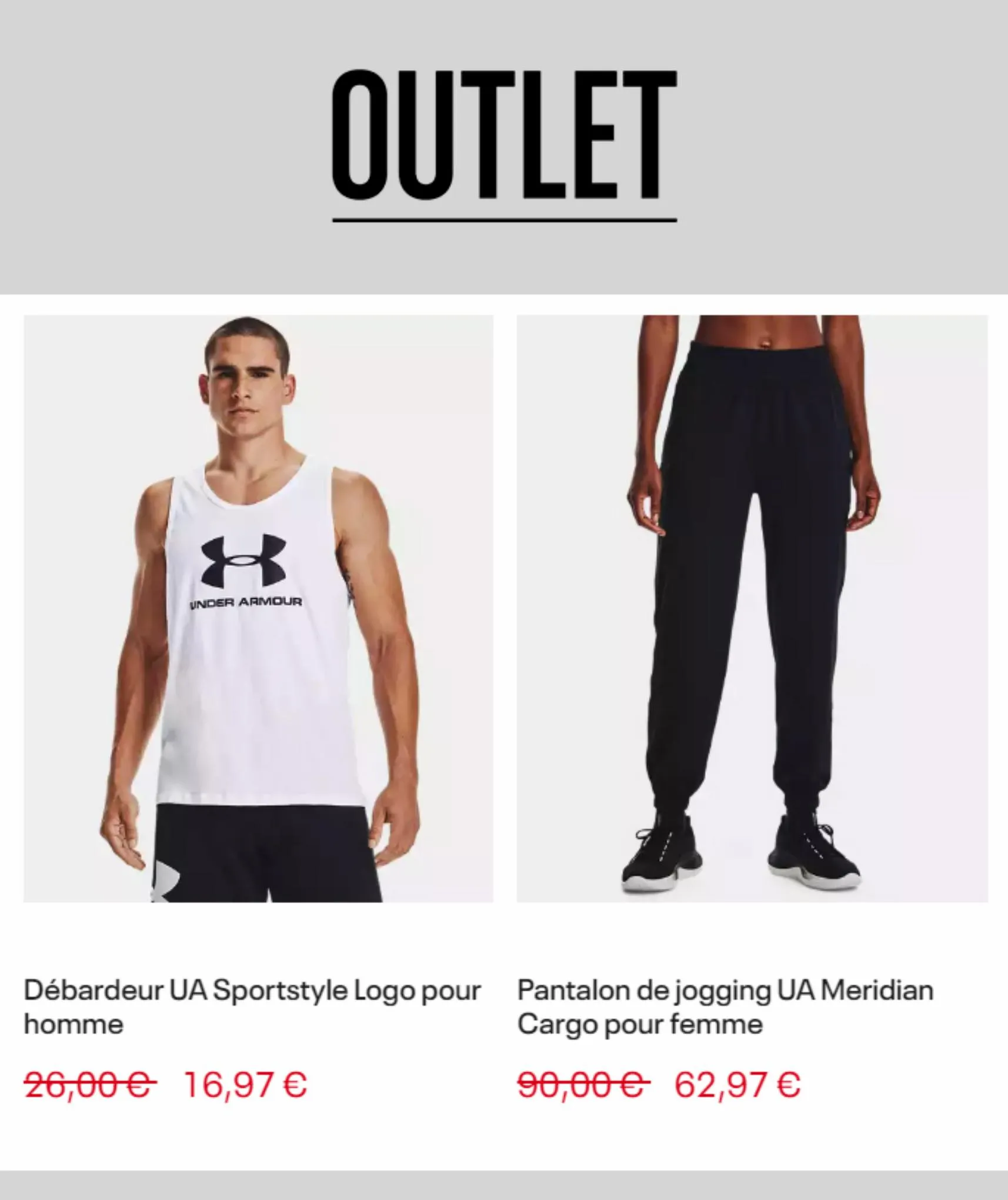 Catalogue Outlet Under Armour, page 00004