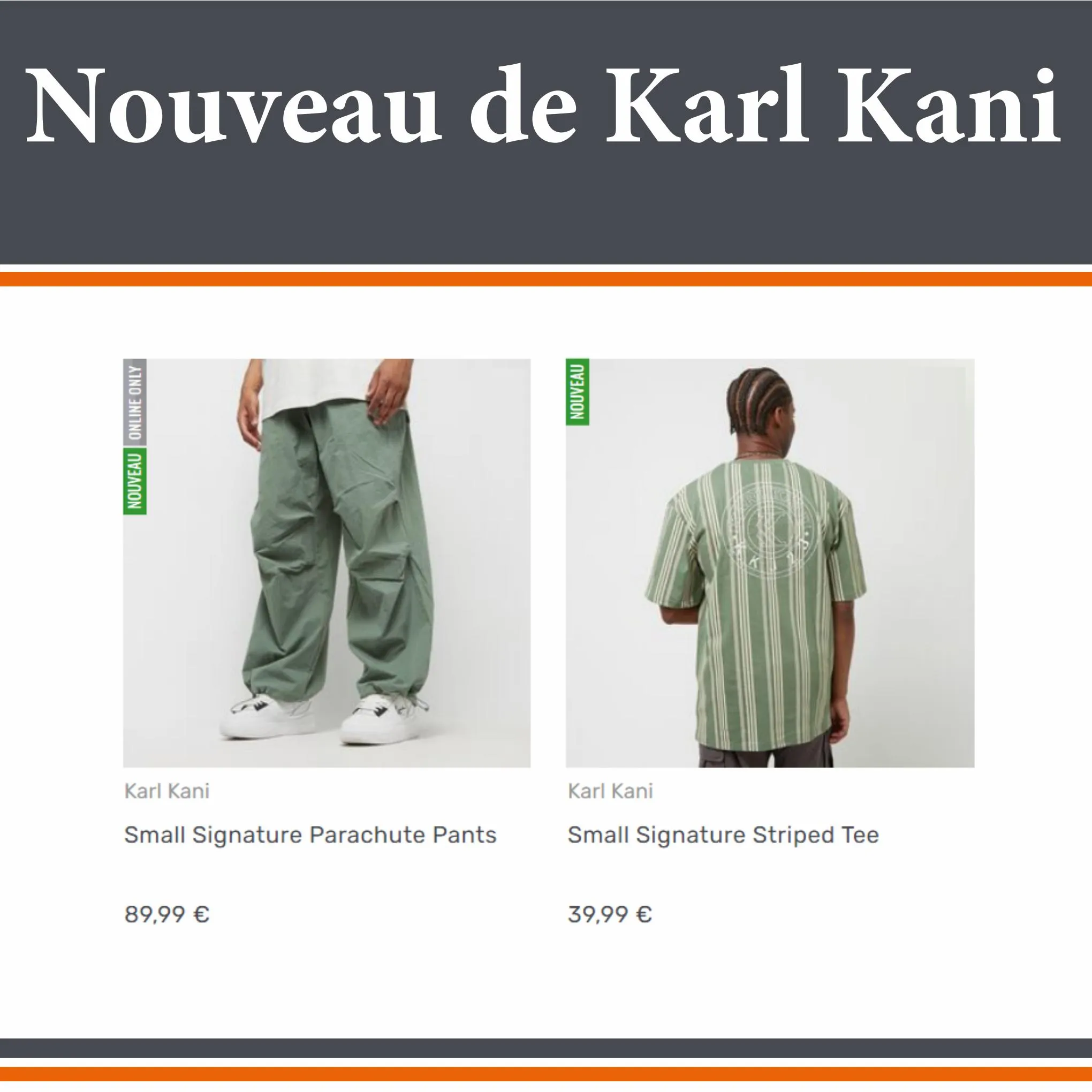 Catalogue Snipes Nouveau de Karl Kani, page 00002