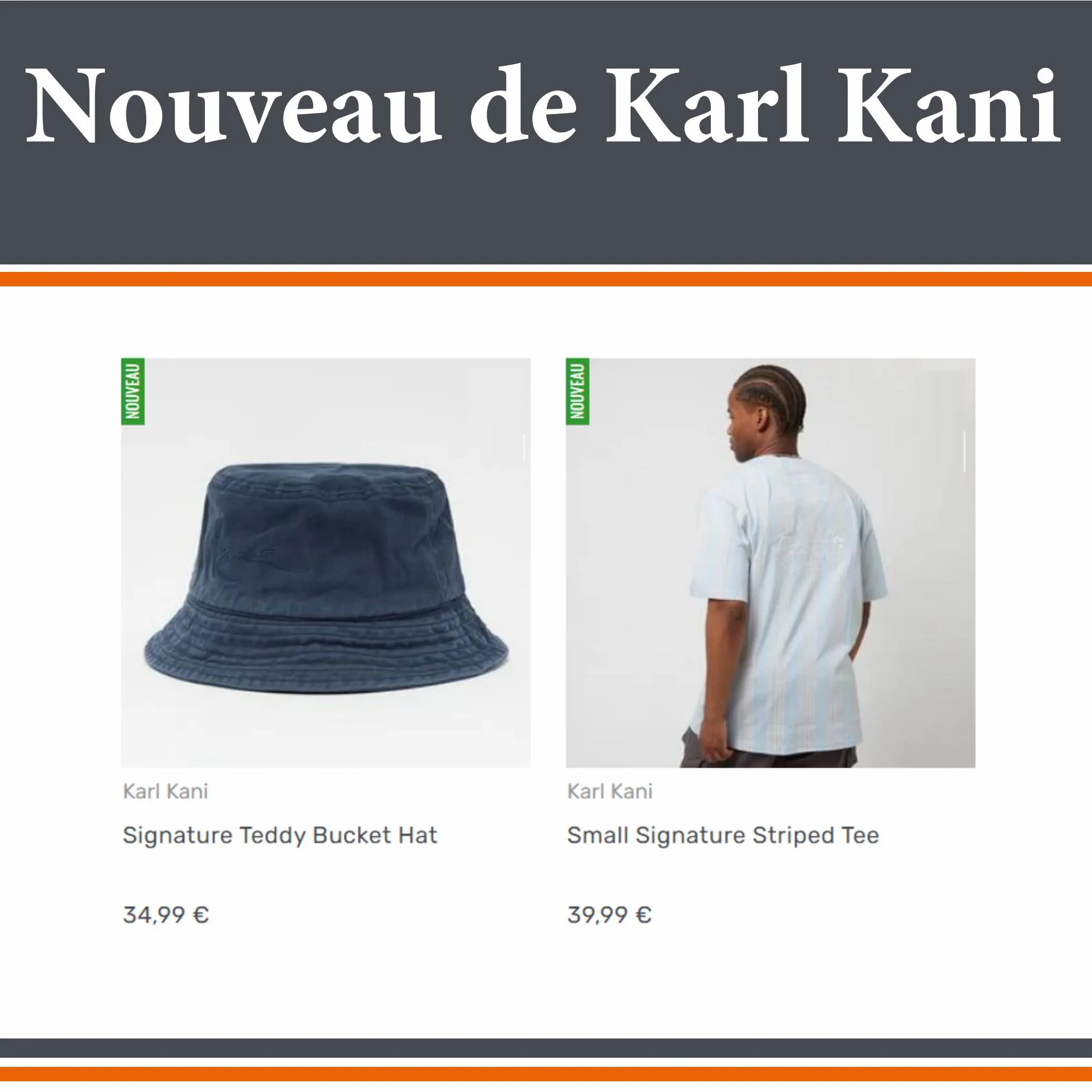 Catalogue Snipes Nouveau de Karl Kani, page 00003