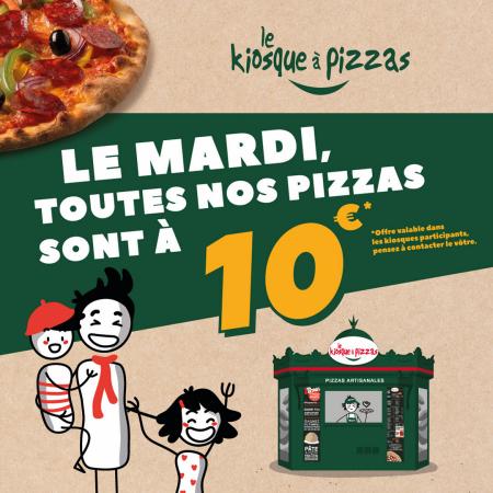 Promos de Restaurants à Lyon | Offre Spéciale sur Le Kiosque A Pizza | 11/05/2022 - 31/05/2022