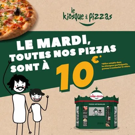 PROMOS Le Kiosque A Pizza