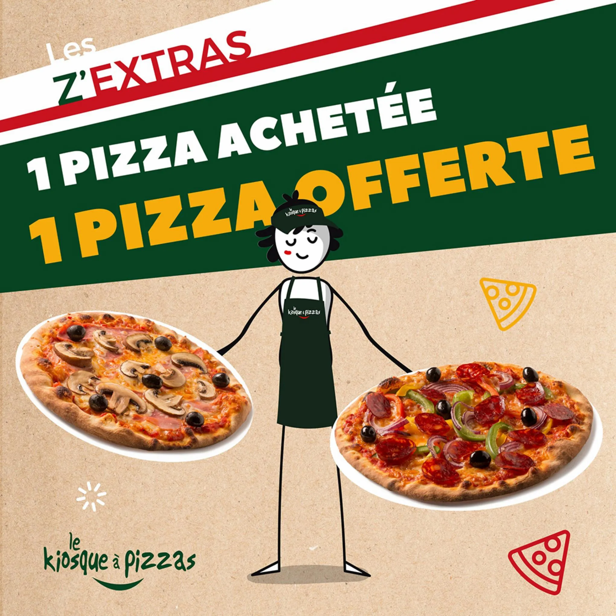 Catalogue Promos Le Kiosque A Pizza, page 00001
