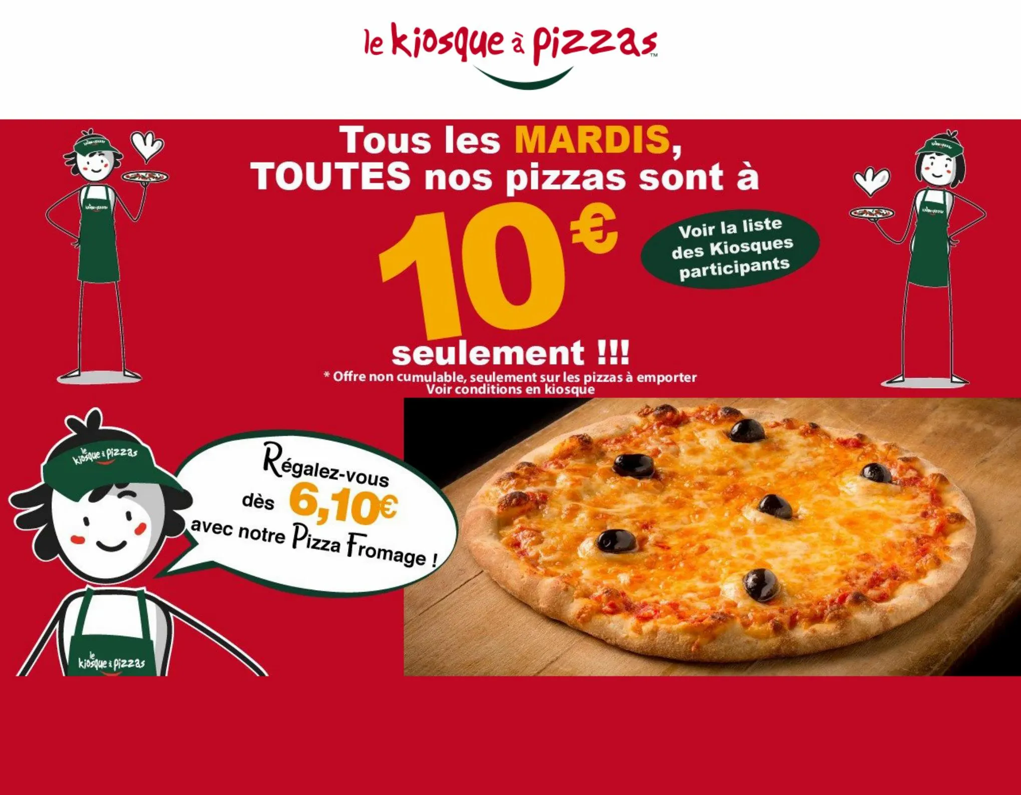 Catalogue Promos Le Kiosque A Pizza, page 00001