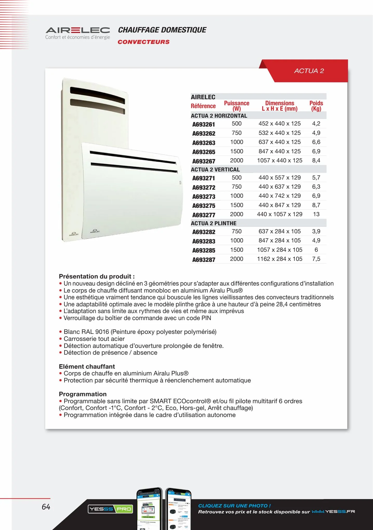 Catalogue Chauffage & génie climatique, page 00064