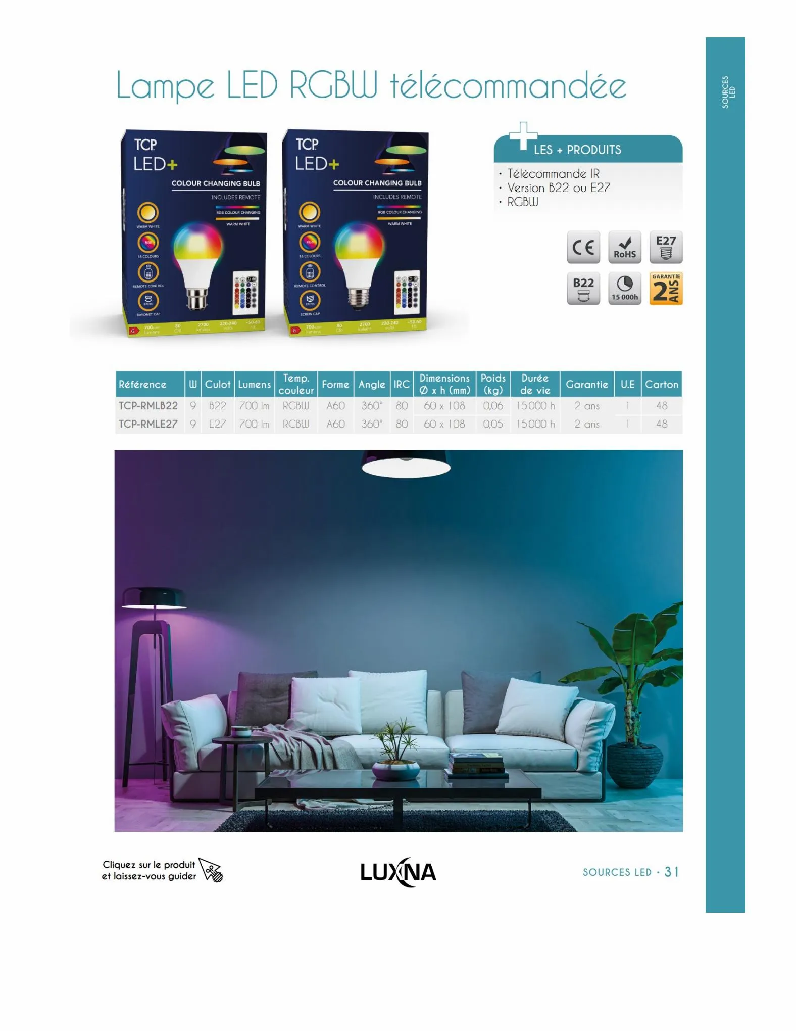 Catalogue Catalogue Luxna - Sélection 2023, page 00033