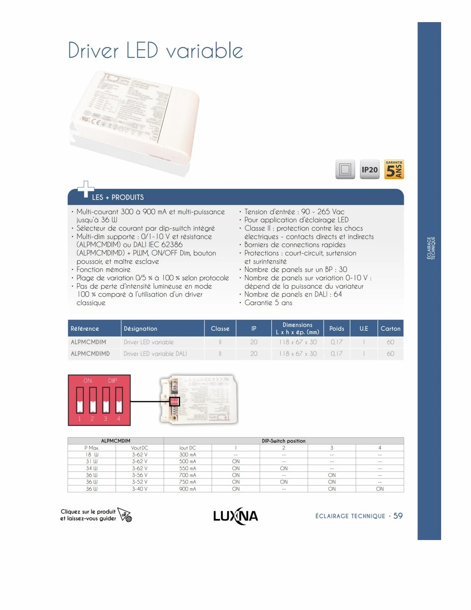 Catalogue Catalogue Luxna - Sélection 2023, page 00061
