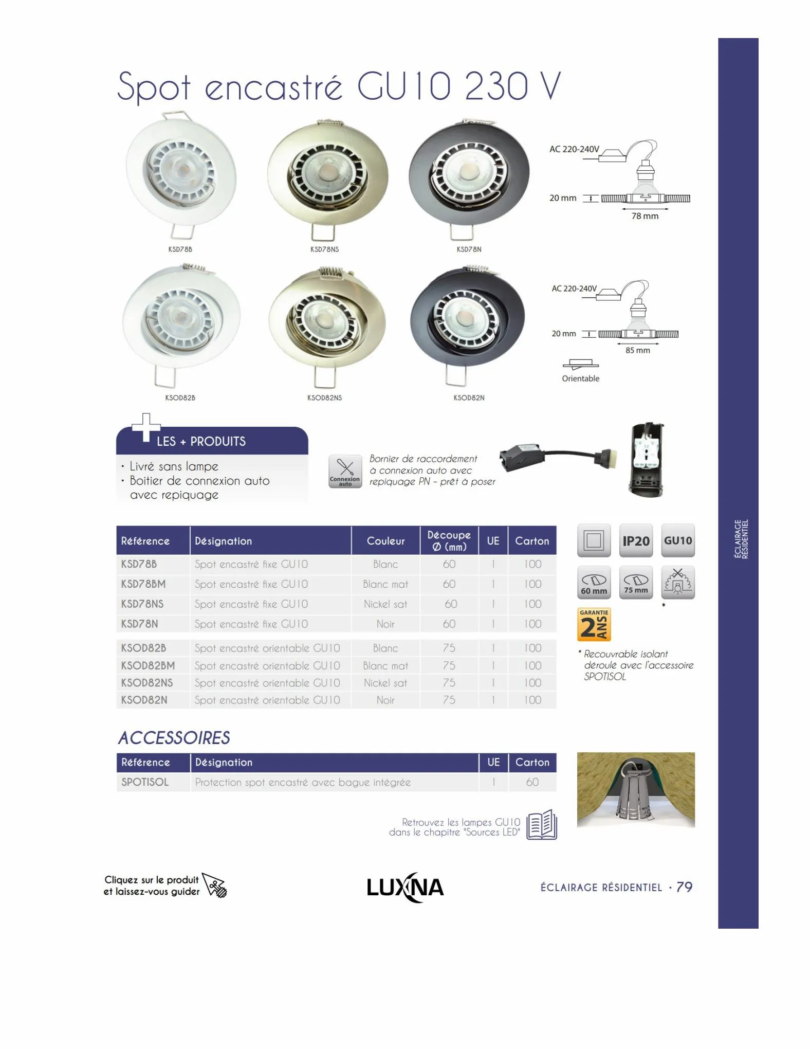 Catalogue Catalogue Luxna - Sélection 2023, page 00081