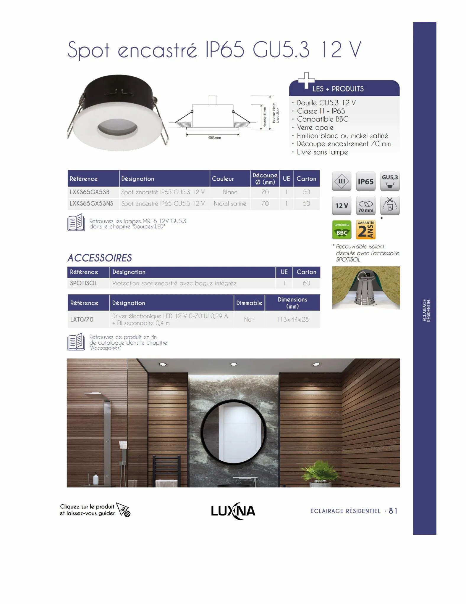 Catalogue Catalogue Luxna - Sélection 2023, page 00083