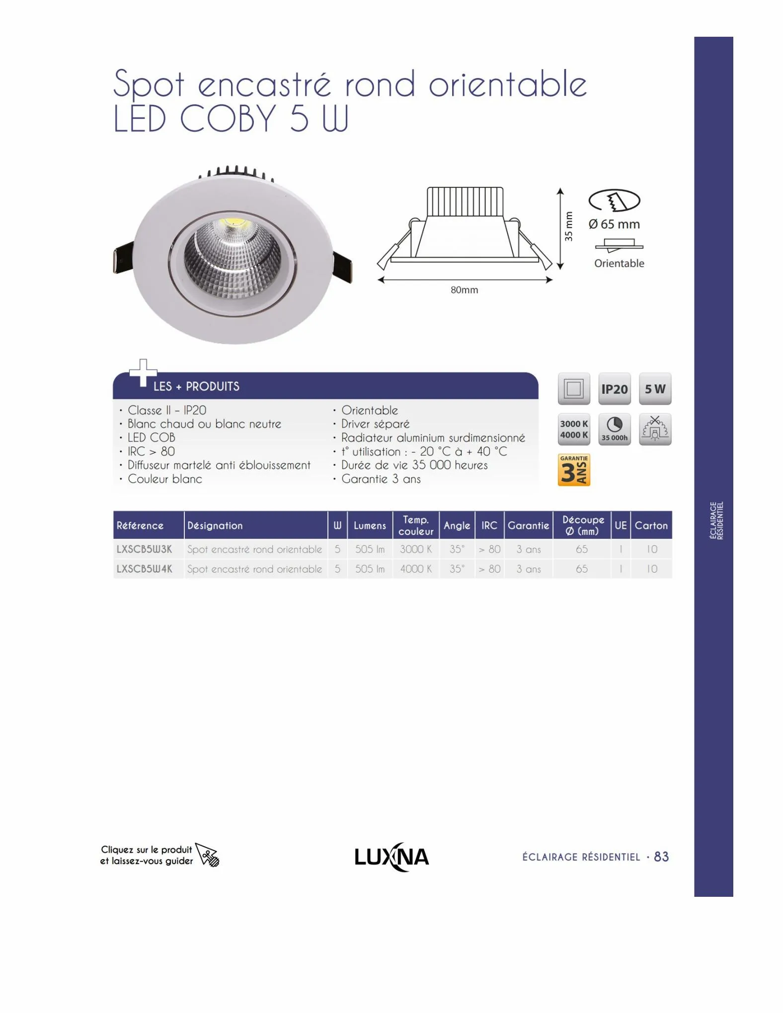 Catalogue Catalogue Luxna - Sélection 2023, page 00085