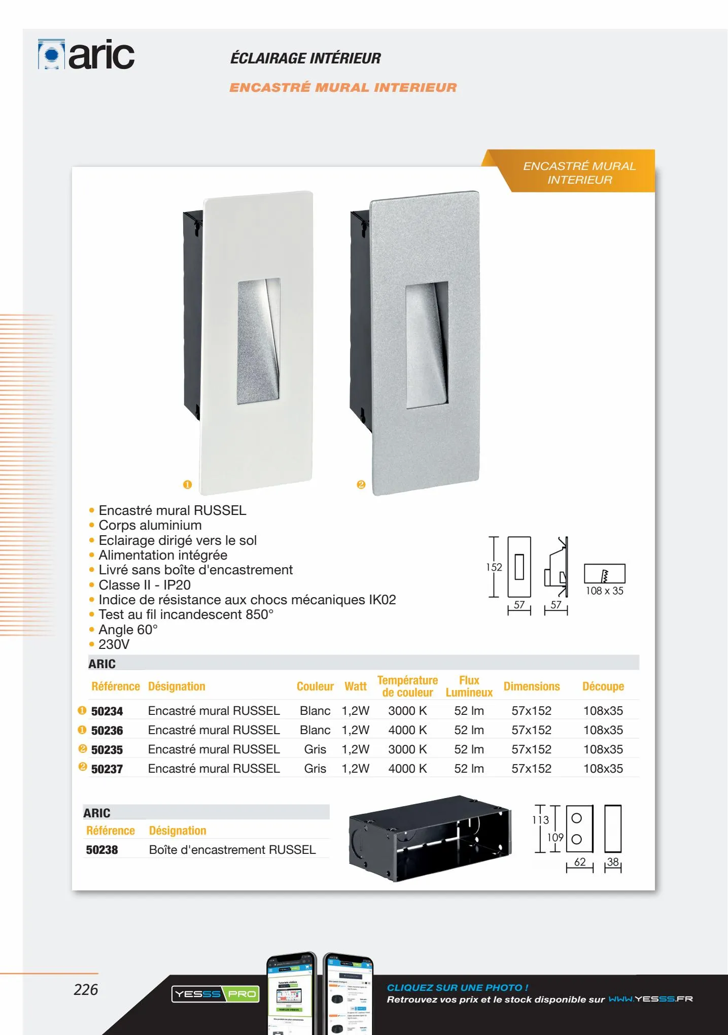 Catalogue Encarte Yesss Electrique, page 00226