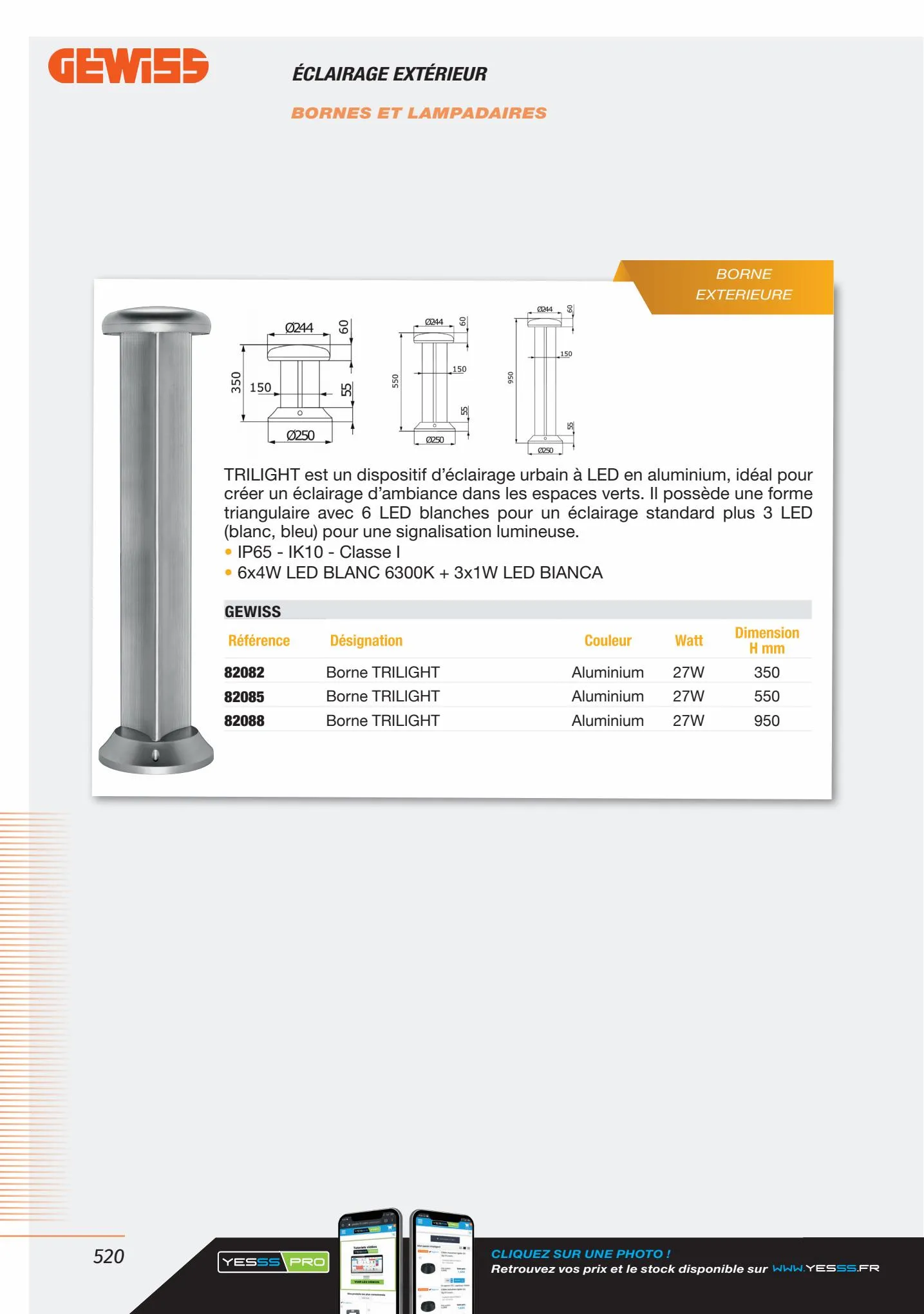 Catalogue Encarte Yesss Electrique, page 00520