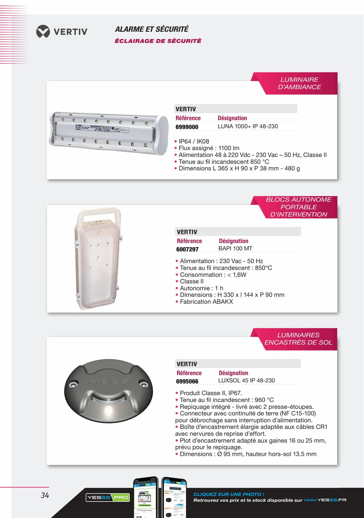 Catalogue Encarte Yesss Electrique, page 00034