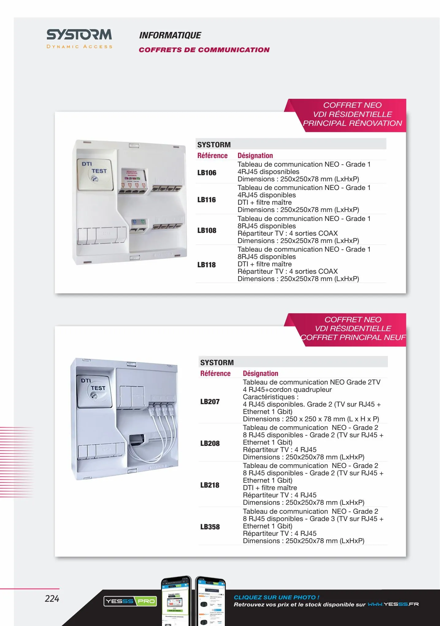 Catalogue Encarte Yesss Electrique, page 00224