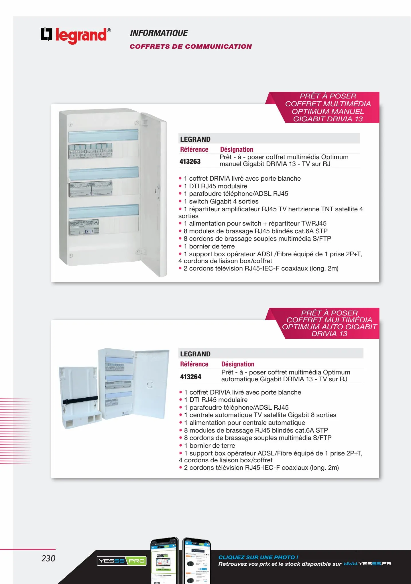 Catalogue Encarte Yesss Electrique, page 00230