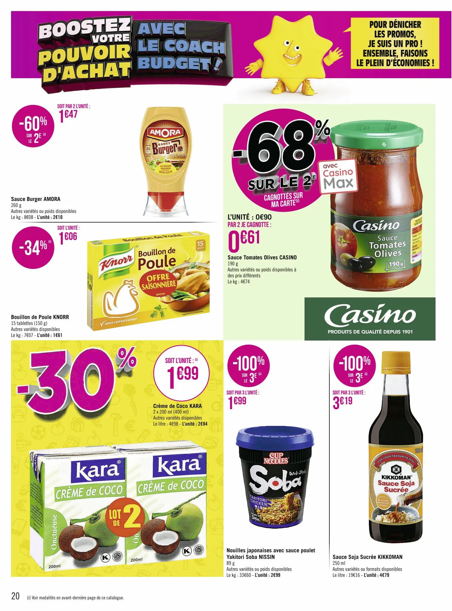 Catalogue Le plein de produits pour 1€, page 00020