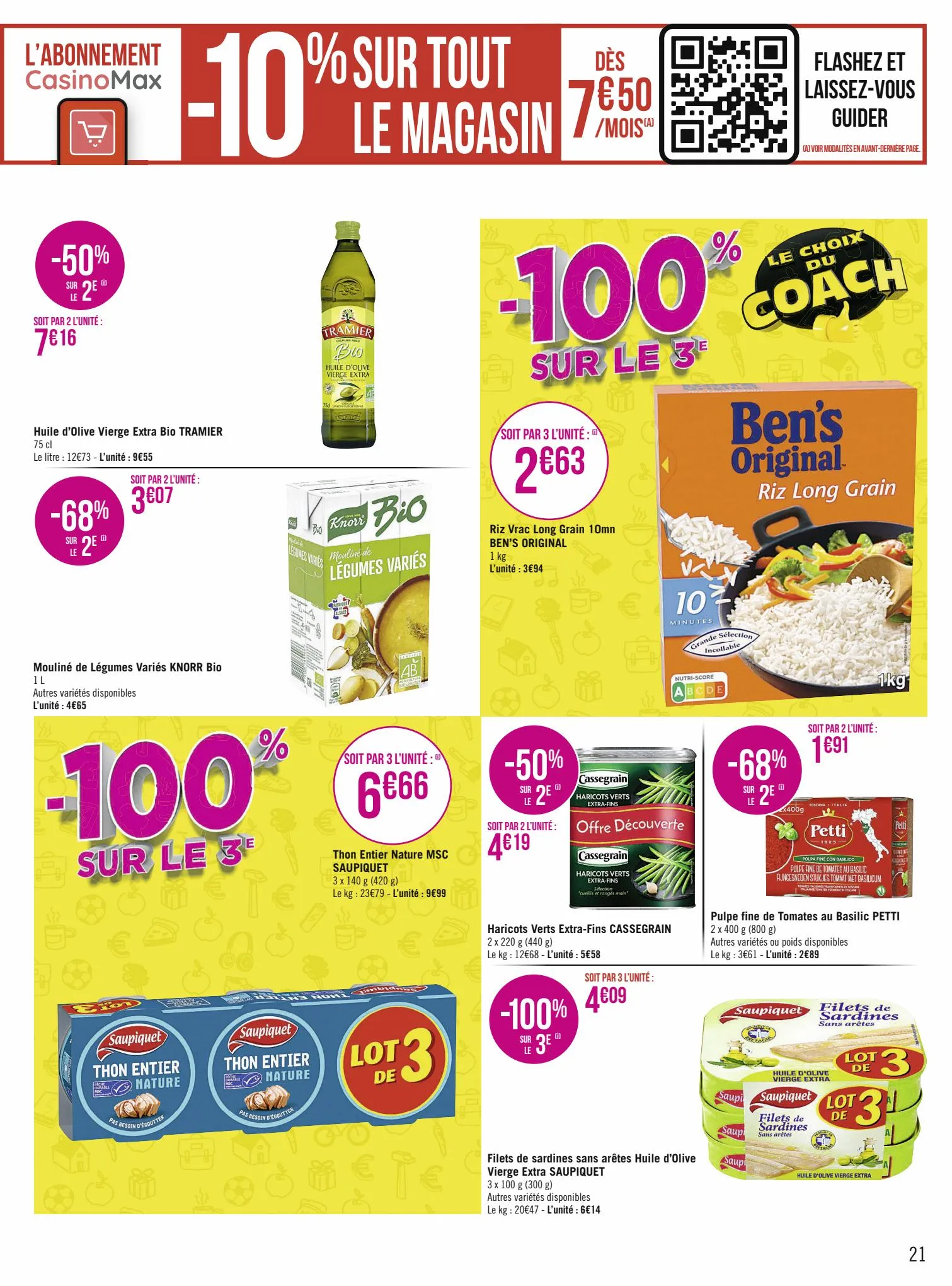 Catalogue Le plein de produits pour 1€, page 00021