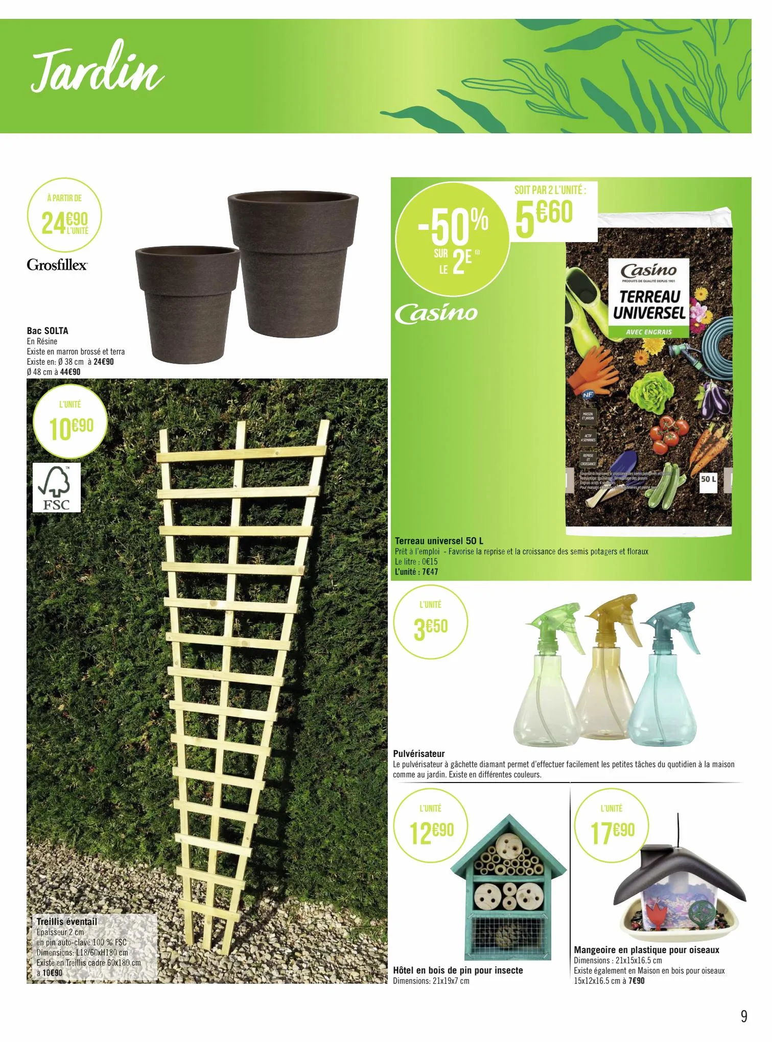 Catalogue Les Belles Inspirations JARDIN, page 00009