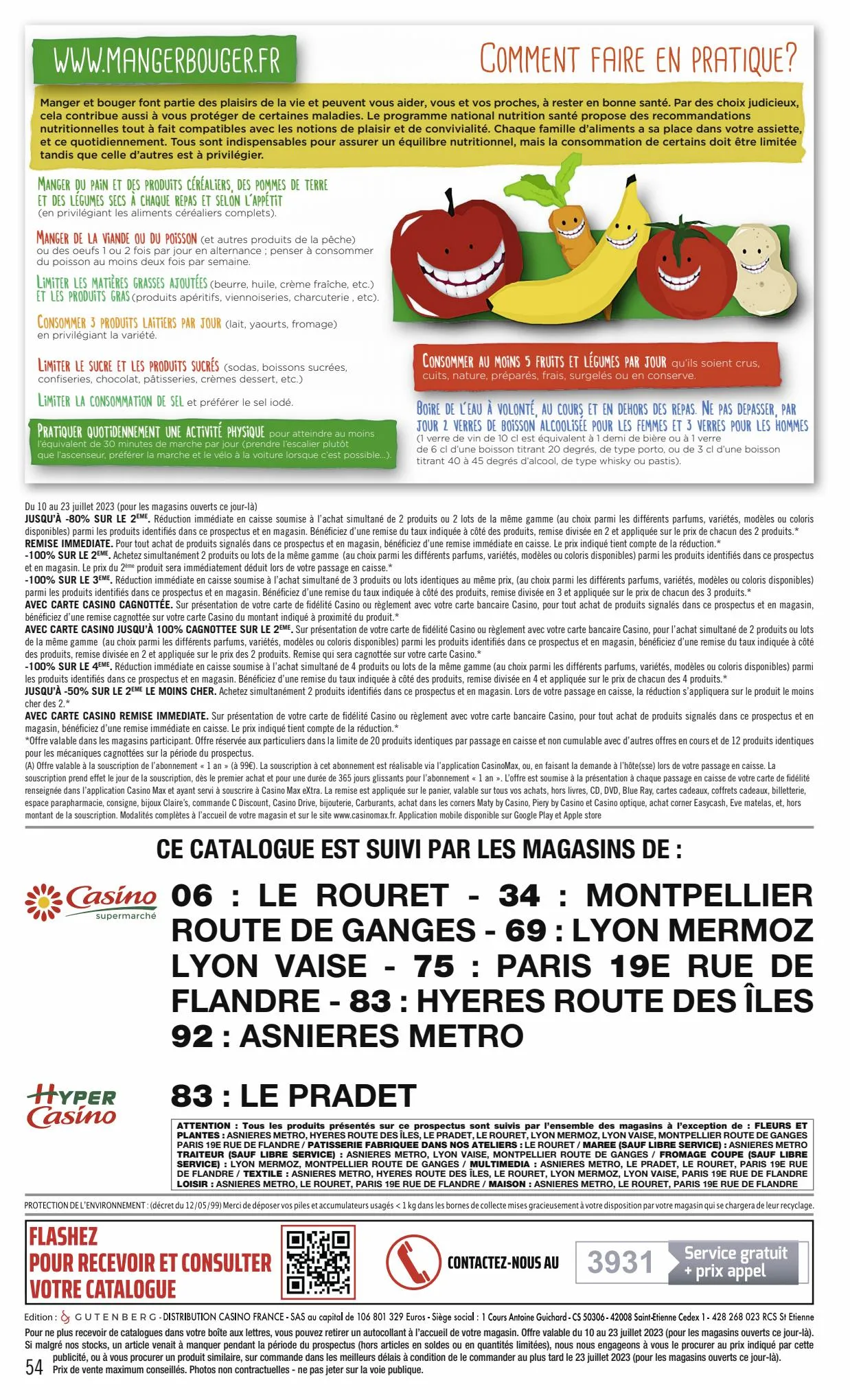 Catalogue Catalogue Hypermarché Casino, page 00054