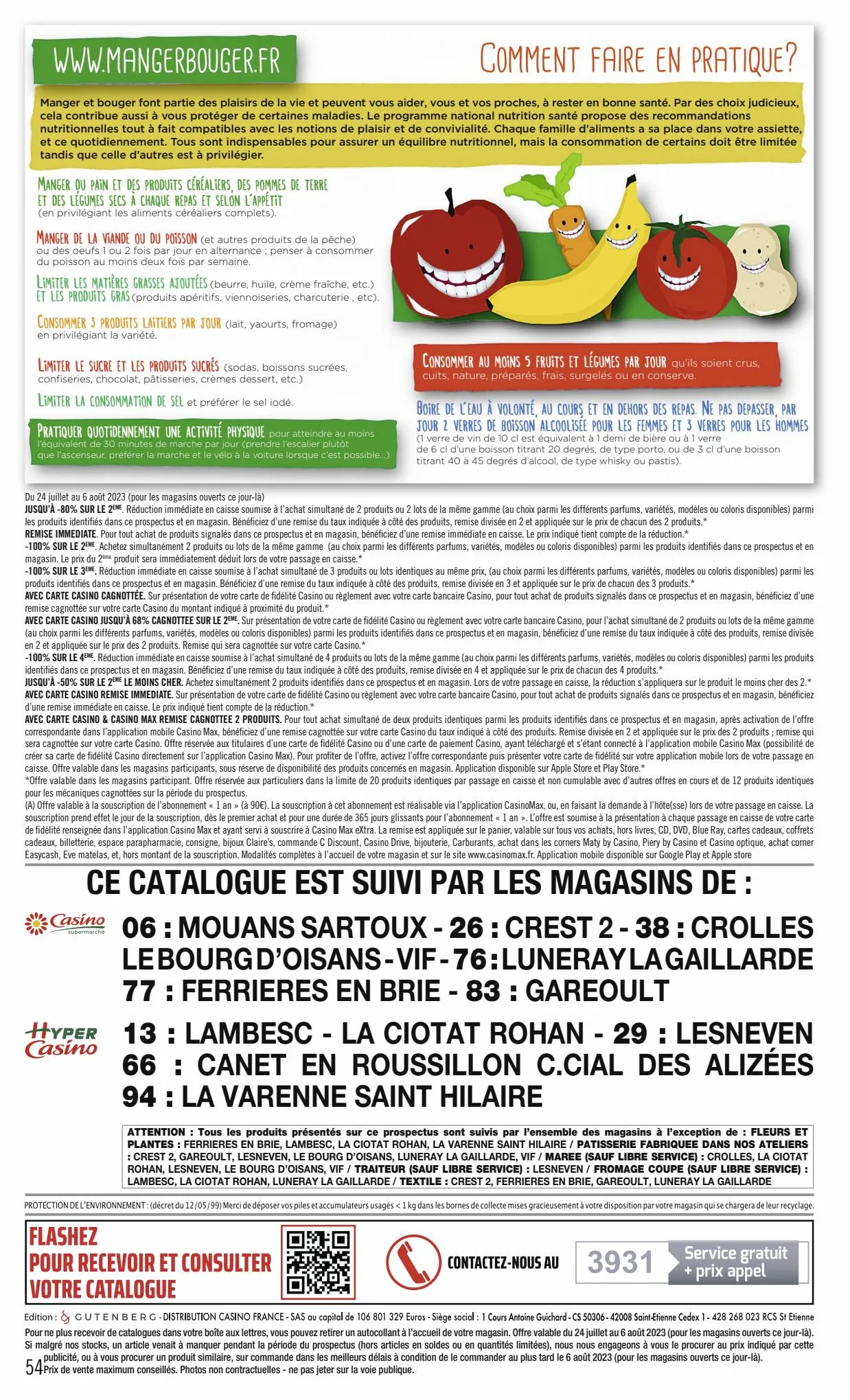 Catalogue Catalogue Hypermarché Casino, page 00054